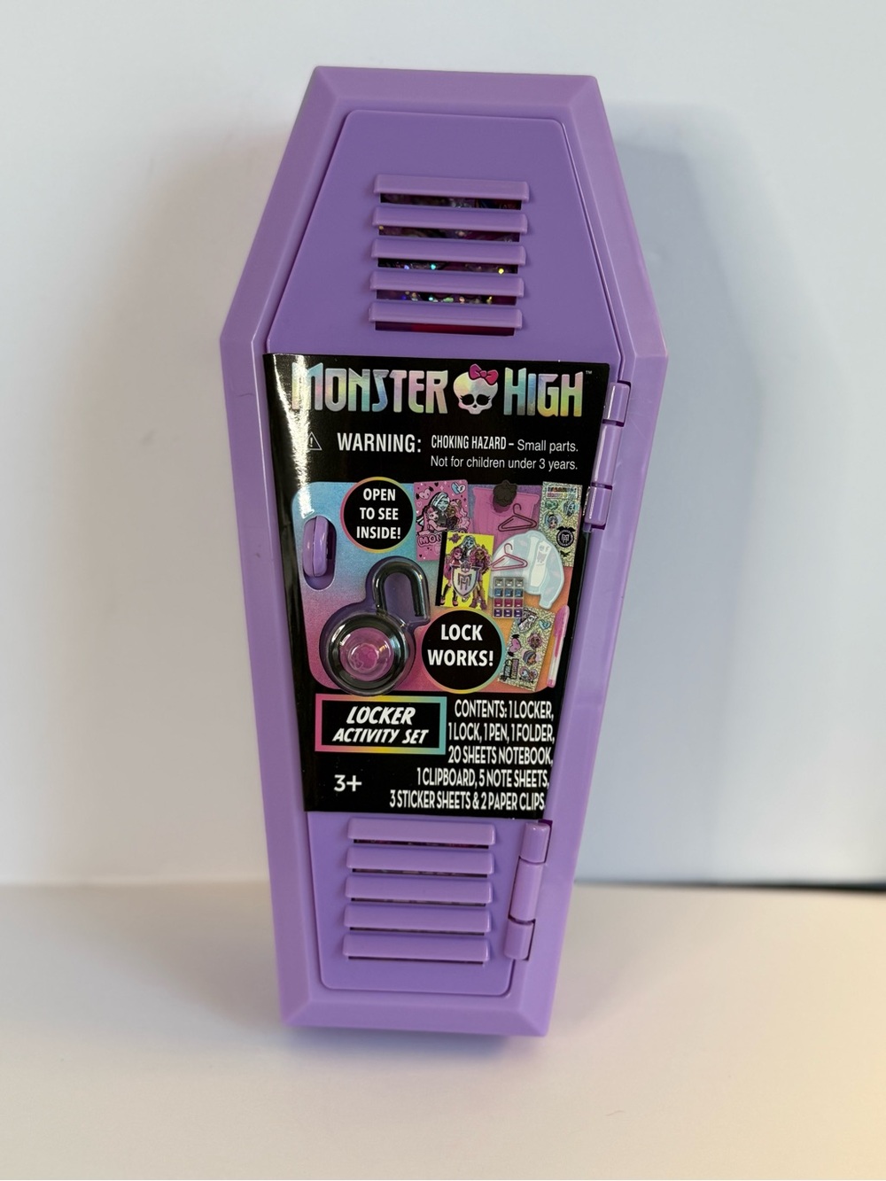 Monster High Coffin Locker Activity Set with Working Lock | NEW Sealed